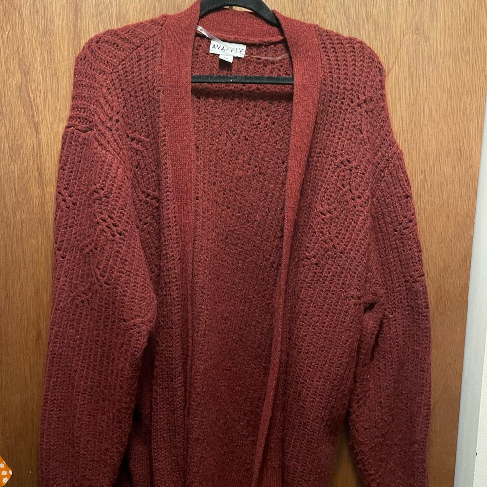 Ava & Viv Open Cardigan